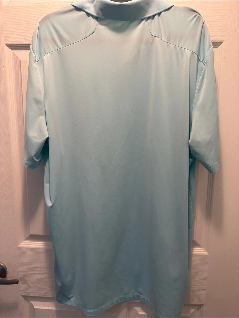 Ralph Lauren RLX Light Blue Men's Polo Shirt with Contrast Collar